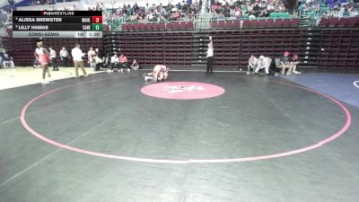 135 lbs Consolation - Alissa Brewster, Mauldin vs Lilly Hamas, Cane Bay