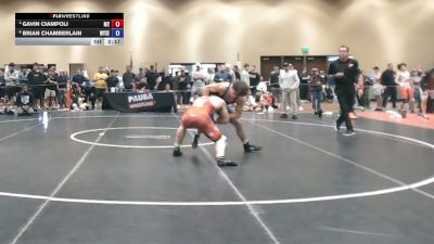 165 lbs 1st Place Match - Gavin Ciampoli, M2 vs Brian Chamberlain, Wyoming Seminary