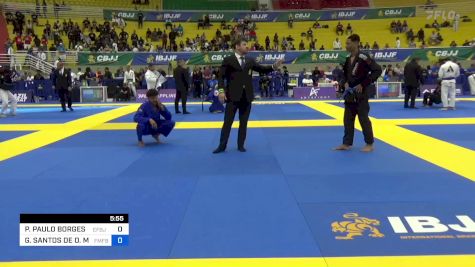 PEDRO PAULO BORGES COSTA vs GUILHERME SANTOS DE O. MACHADO 2023 Brasileiro Jiu-Jitsu IBJJF