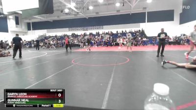 175 lbs Semifinal - Gunnar Neal, Poway Wrestling vs Daryn Leon, Brawley Wrestling Academy