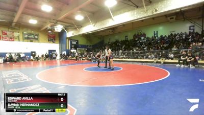 138 lbs Champ. Round 1 - Davian Hernandez, Costa Mesa vs Edward Avilla, Valencia