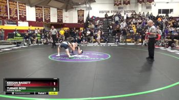 106 lbs Quarterfinal - Keegan Bassett, Bishop McCort vs Turner Ross, Edmond North