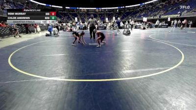 89 lbs Quarterfinal - Remi Murray, Shikellamy vs Chloe Andrews, Burgettstown