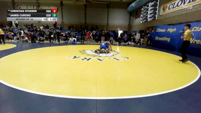 168 lbs Round Of 16 - Christian Stoeber, Fountain Valley vs James Curoso, Clovis