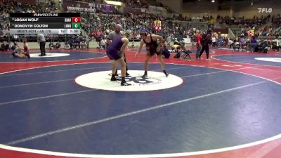 4A 175 lbs Cons. Round 1 - Logan Wolf, GRAVETTE HIGH SCHOOL vs Donovyn Colton, Lonoke High School (7-12 Athletics)