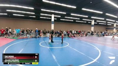 56 lbs Cons. Semi - Tae Romo, ReZults Wrestling vs Julian Salinas, Best Trained Wrestling