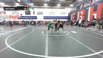 215 lbs Champ. Round 2 - Dom Dotson, Poway vs Nathaniel Flores, Paloma Valley