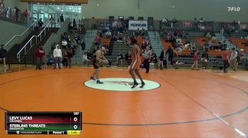 287 lbs Round 1 - Sterling Threats, Grissom Hs vs Levy Lucas, Columbia