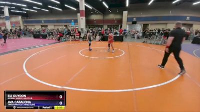 108 lbs Quarterfinal - Eli Guydon, Global Wrestling Club vs Ava Cabalona, Takedown-City Wrestling