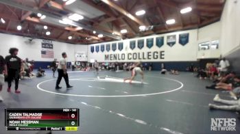 141 lbs Cons. Round 2 - Caden Talmadge, Sacramento City College vs Noah Messman, Menlo College