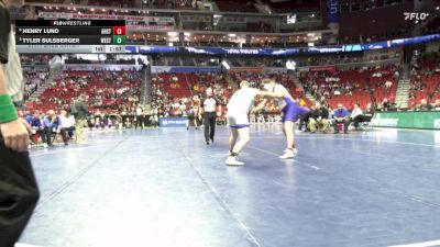 1A-285 lbs 5th Place Match - Tyler Sulsberger, Westwood, Sloan vs Henry Lund, AHSTW