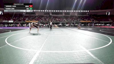 157 lbs Quarterfinal - Ezekiel Lara, Menlo vs James Link, Michigan State