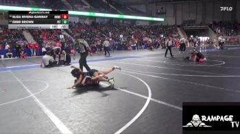 80 lbs Cons. Round 2 - Emmi Brown, Pittsburg vs Eliza Rivera-Garibay, Hutchinson Kids Wrestling Club