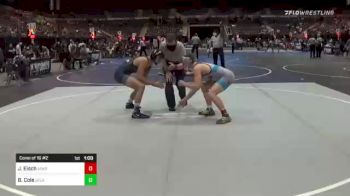 132 lbs Consi Of 16 #2 - Jager Eisch, Askren Wrestling Academy vs Bryson Cole, Jflo Trainee
