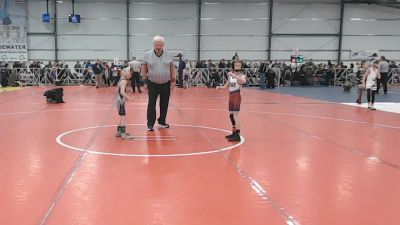 48 lbs Round 1 - 9:00am Saturday - Mason Miller, Iowa Black vs Timothy Wakefield, PA Silver