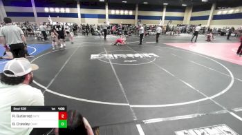 157 lbs Round Of 32 - Roman Gutierrez, GutzBoyz vs Blake Crawley, Canyon View HS