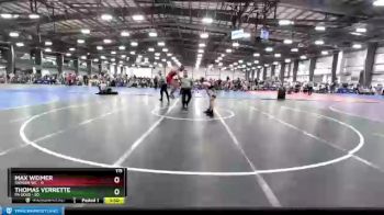 115 lbs Round 1 (6 Team) - Thomas Verrette, PA Gold vs Max Weimer, Ranger WC