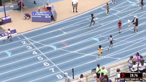 Youth Boys' 200m, Finals 2 - Age 9