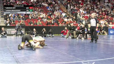 3A-175 lbs Semifinal - Logan Bruxvoort, Pella vs Lincoln Jipp, Bettendorf