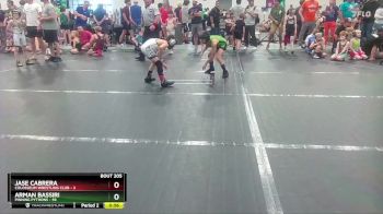 60 lbs Champ. Round 1 - Arman Bassiri, Pinning Pythons vs Jase Cabrera, Colosseum Wrestling Club