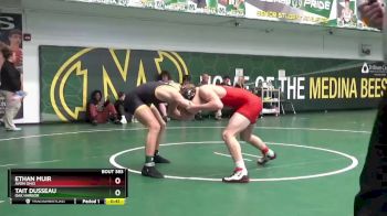 150 lbs Cons. Round 2 - Ethan Muir, Avon Ohio vs Tait Dusseau, Oak Harbor