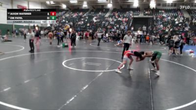 138 lbs Champ. Round 2 - Om Patel, Republic County vs Jaxon Waterer, Silver Lake