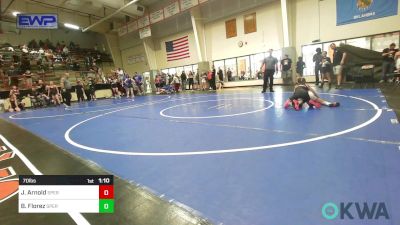 70 lbs Rr Rnd 1 - Jolynn Arnold, Sperry Wrestling Club vs Breea Florez, Sperry Wrestling Club