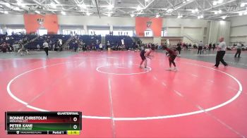 157 lbs Quarterfinal - Peter Kane, Williams College vs Ronnie Christolin, Wesleyan (CT)