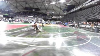 Boys 1A 132 lbs Champ. Round 2 - Xavier Espinoza, Elma vs Taevin Gilbert, Vashon Island