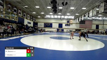 141 lbs Semifinal - Mason Basara, Worcester Polytechnic vs Tylor Stubbs, Williams