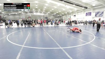 149.1-149.7 lbs Champ. Round 2 - Akosha Okenov, World Team Training Center vs Braxton Barent, Team Champs Wrestling Club