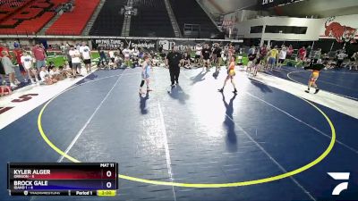 80 lbs Round 3 (8 Team) - Kyler Alger, Oregon vs Brock Gale, Idaho 1