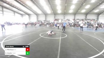 46 lbs Consolation - Jude Montoya, Top Rank vs Kashton Kaylor, Team Aggresion