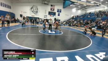 132 lbs Round 2 - Anthony Garcia, Lovell Middle School vs Zach Unruh, Rocky Mountain Middle School