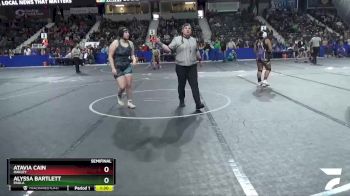 170 lbs Semifinal - Atavia Cain, Oakley vs Alyssa Bartlett, Paola