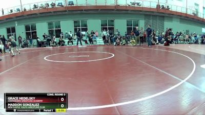 70 lbs Cons. Round 3 - Grace Nedelsky, Contenders Wrestling Academy vs Maddon Gonzalez, New Castle Youth Wrestling Club