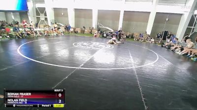 285 lbs Quarterfinals (8 Team) - Roman Fraser, Texas Gold vs Nolan Field, Minnesota Red