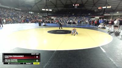 63 lbs 3rd Place Match - Colton Fernandez, NWWC vs Micah Eaton, Maddogs Wrestling