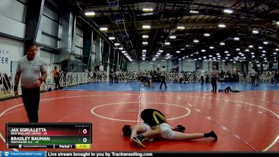 110 lbs Rd# 9- 2:15pm Saturday Final Pool - Jax Sgrulletta, New England United vs Bradley Bauman, Westshore D.S.