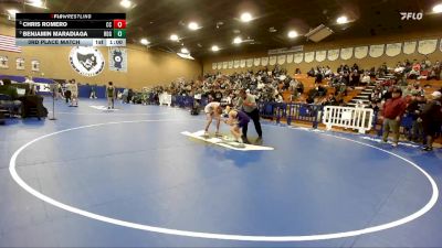 106 lbs 3rd Place Match - Chris Romero, Cesar Chavez vs Benjamin Maradiaga, Ridgeview