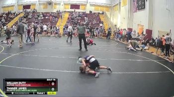62 lbs Semifinal - William Duty, Eastside Youth Wrestling vs Tanner James, Palmetto State Wrestling Acade