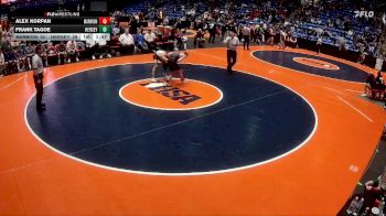 157 lbs Semis & 1st Wrestleback (8 Team) - Alex Korpan, Aurora (Marmion Academy) vs Frank Tagoe, Arlington Heights (Hersey)