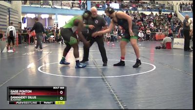 215 lbs Semifinal - Gage Ponton, Mountain View vs Dawandey Dilus, Blackfoot