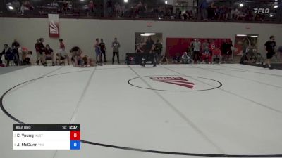 77 kg Quarterfinal - Caden Young, Mustang Wrestling Club vs Justin McCunn, Viking Wrestling Club (IA)