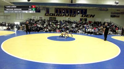 109 lbs Semifinal - Luke Loren, St. John Bosco vs Michael Bernabe, Clovis