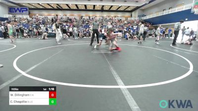 110 lbs Quarterfinal - Westin Dillingham, Elgin Wrestling vs Cooper Chagollia, Blue Devil Wrestling