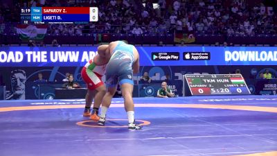 125 kg Qualif. - Zyyamuhammet Saparov, Turkmenistan vs Daniel Ligeti, Hungary