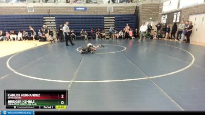 71/75 Cons. Round 1 - Bridger Kemble, Middleton Wrestling Club vs Carlos Hernandez, 208 Badgers