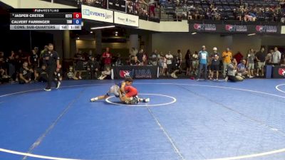 63 lbs Cons. Sub-quarters - Jasper Creten, Kansas City Training Center vs Calvert Farringer, The Best Wrestler
