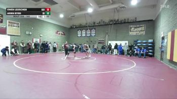 190 lbs Cons. Round 2 - Owen Leuschen, Norco vs Aiden Byrd, Ramona (Riverside)